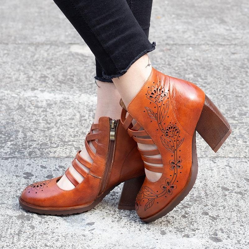 National Hollow Sandals Komfortable Sko