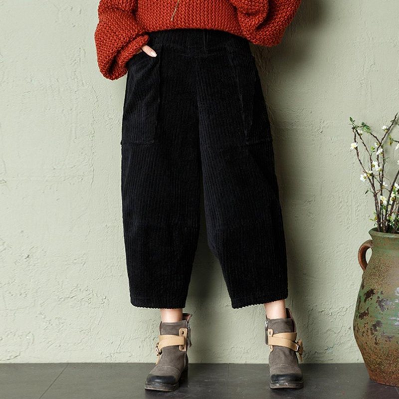 Bloomers Corduroy-bukser Med Store Lommer