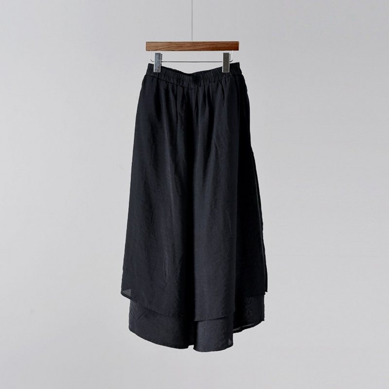 Solid Tiered Bukser Culottes