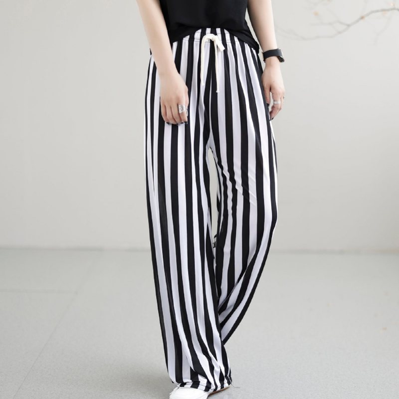 Summer Retro Fashion Printed Is Silk Cotton Harem Pants