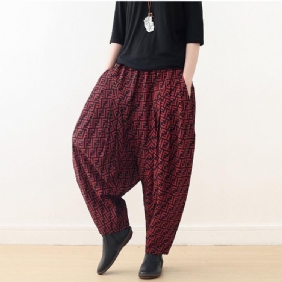 Vår Og Sommer Retro Løse Slim Pants
