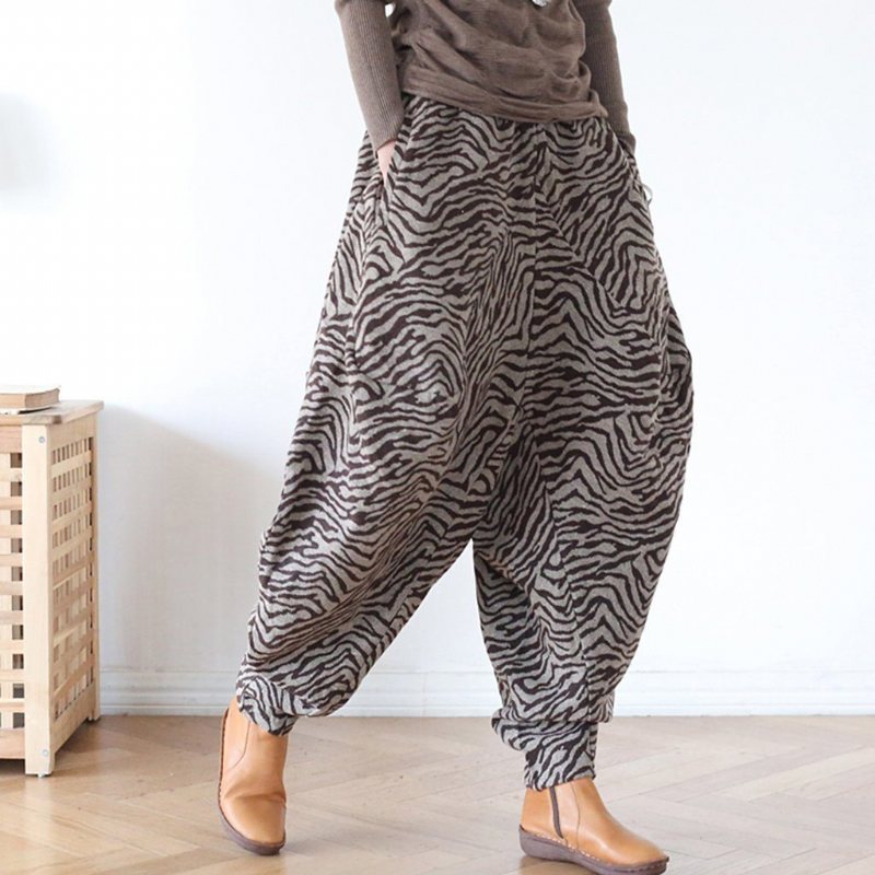 Zebra Stripes Fløyelsbukser