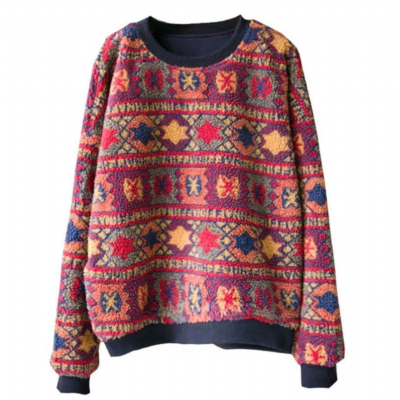 Høst Vinter Løs Hette Cashmere Genser