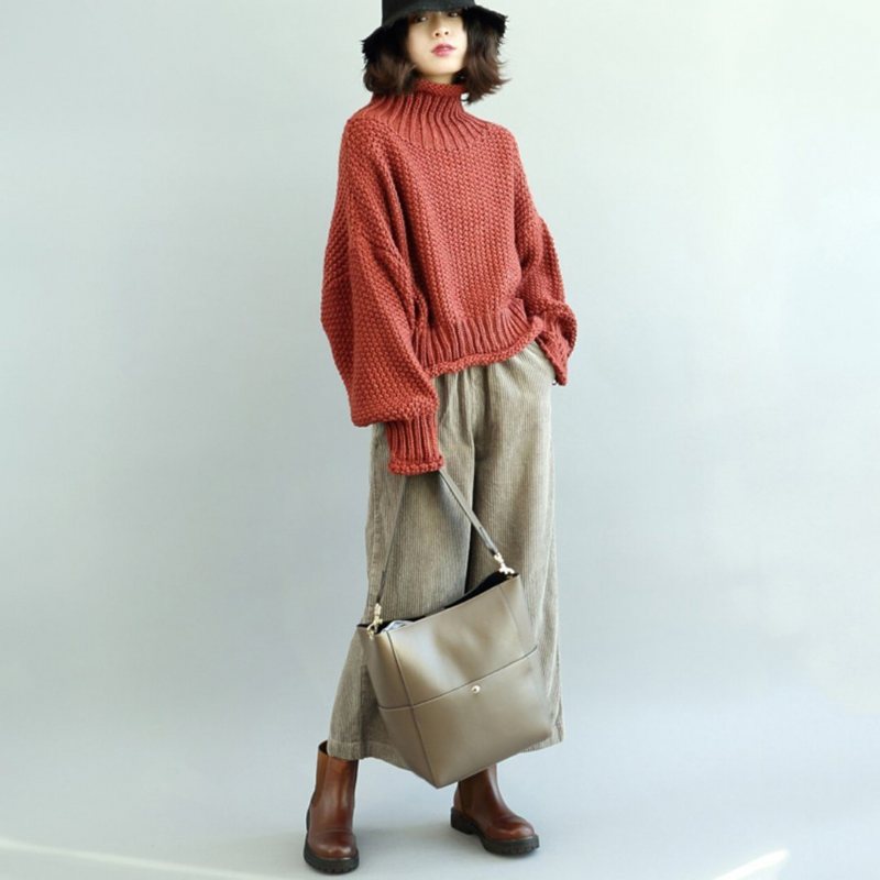 Strikket Turtleneck-genser