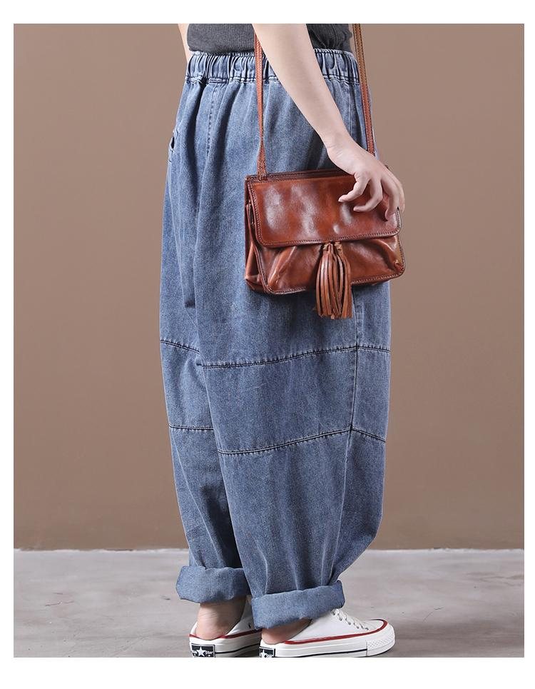 Vasket Distressed Casual Jeans Høst