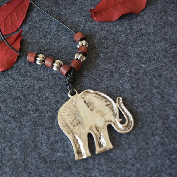 Legering Elephant Treperler Anheng Halskjeder