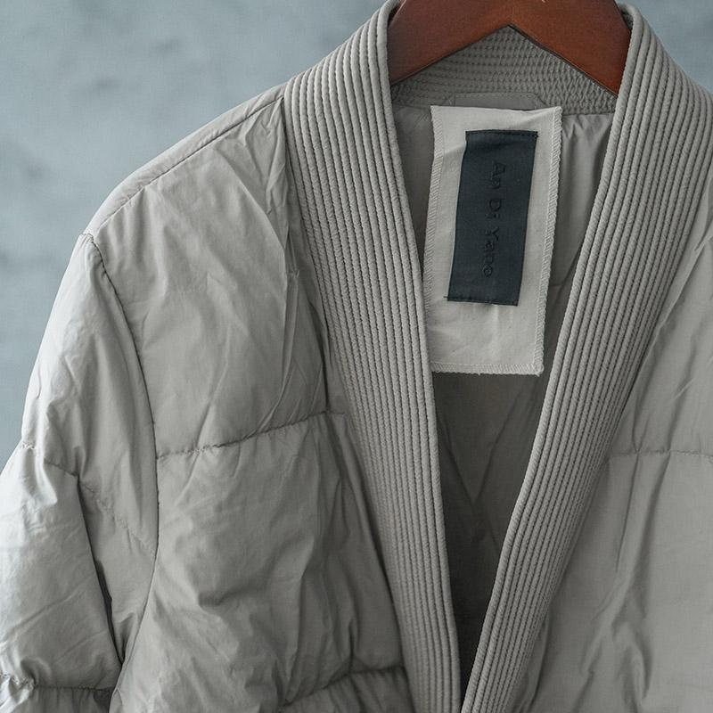 Vinter Casual Vintage Etnisk V-hals Dunfrakk