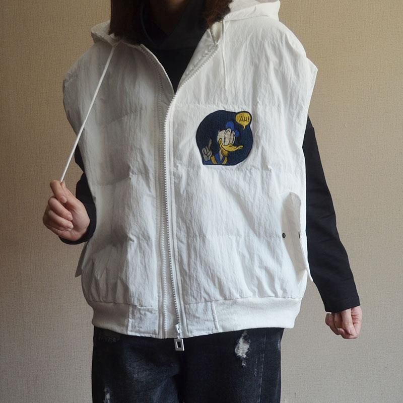 Løs Casual Hettevest