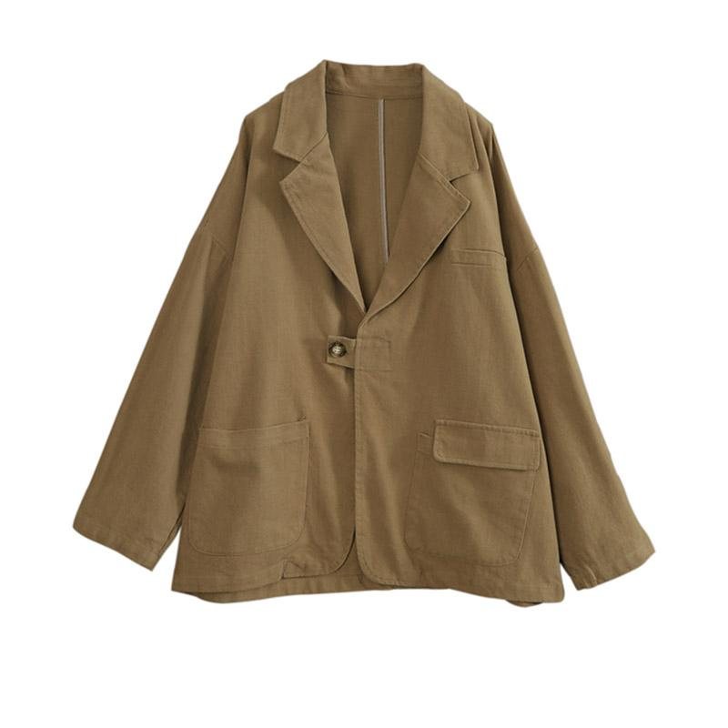Retro Bomullsjakkedress For Kvinner