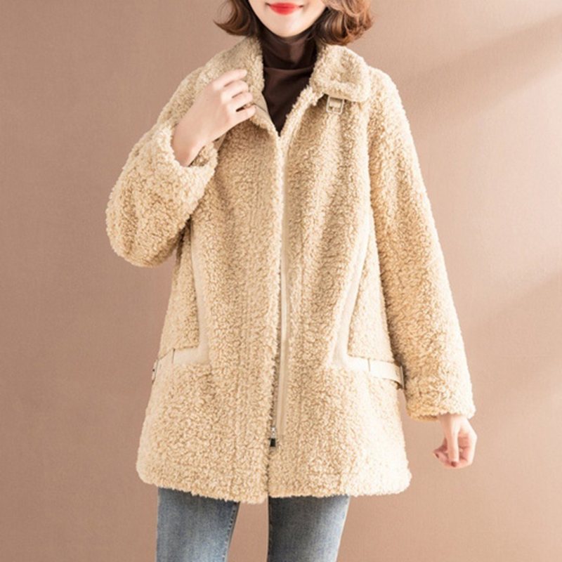 Teddy Bear Cashmere Motorsykkeljakke