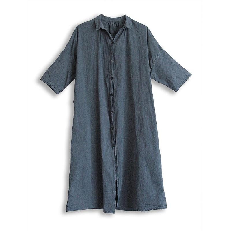 Vår Høst Kvinner Retro Enkel-breasted Tynn Vindfrakk