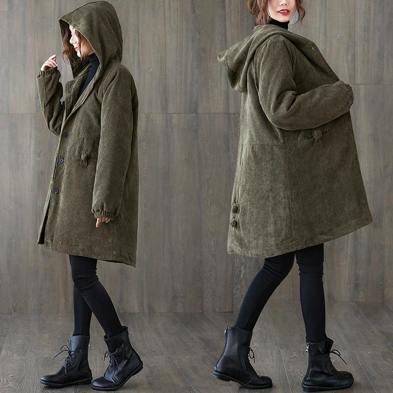 Vintage Corduroy Bomullsfrakk