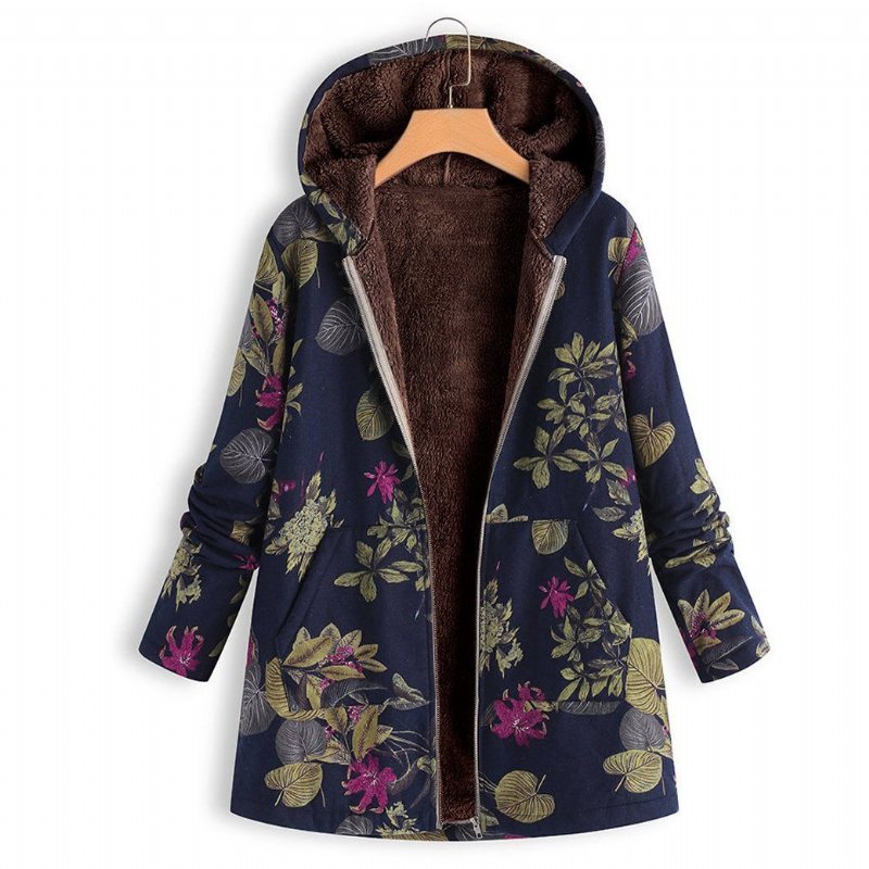 Vinterhette Composite Frakk Print Dame Frakk Jacket