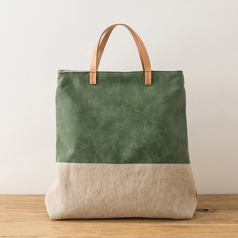 Retro Color Block Crossbody Bag Casual Bag Med Stor Kapasitet