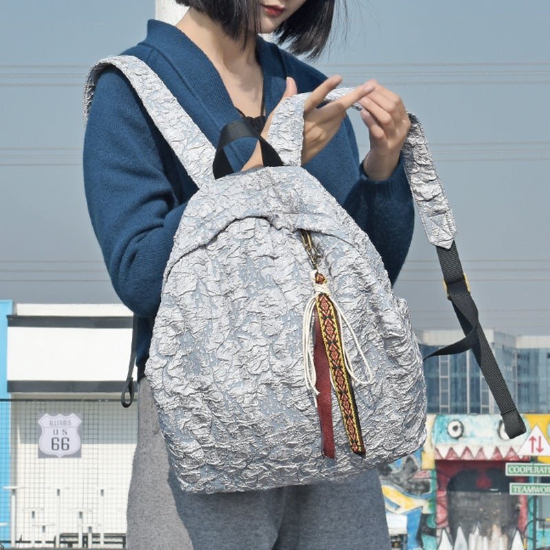 Retro Etnisk Dusk Bomull Casual Ryggsekk