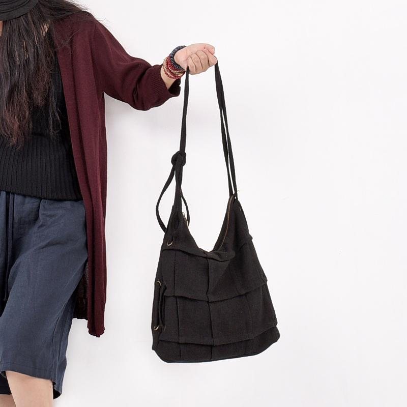 Tredimensjonal Pledd Casual Messenger Skulderveske