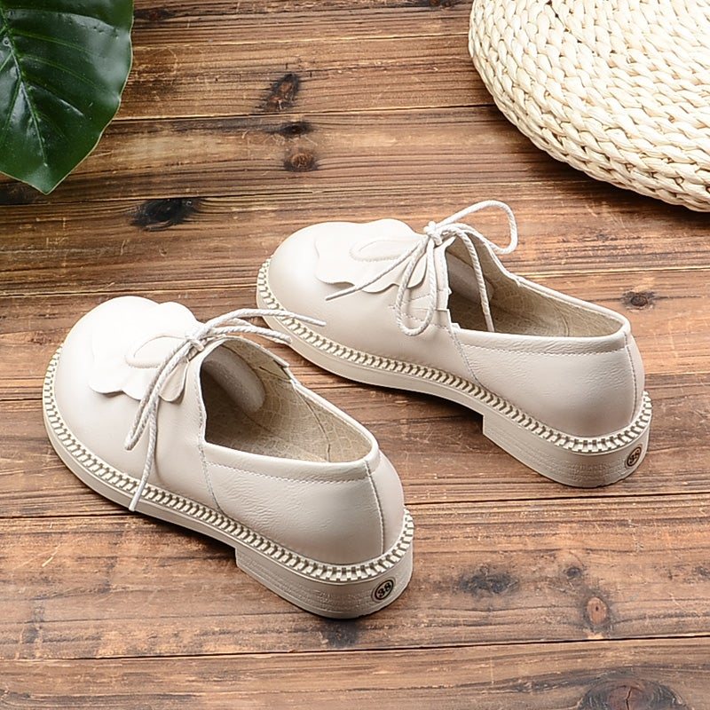 Håndlagde Retro Loafers For Kvinner