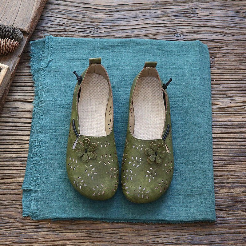 Sommer Dame Vintage Soft Hollow Out Casual Sko