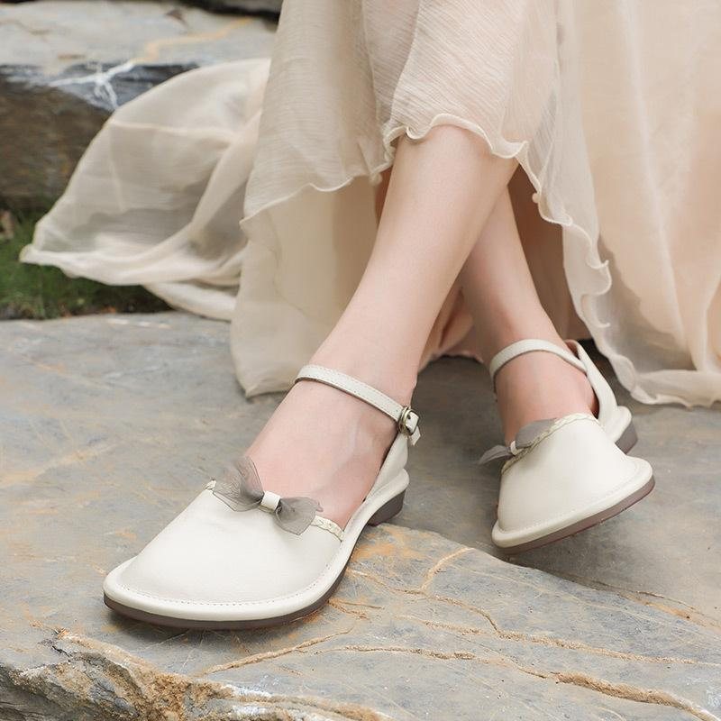 Sommer Leather Flat Casual Sko