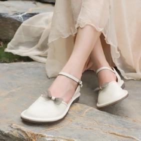 Sommer Leather Flat Casual Sko