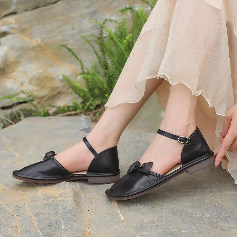 Sommer Leather Flat Casual Sko