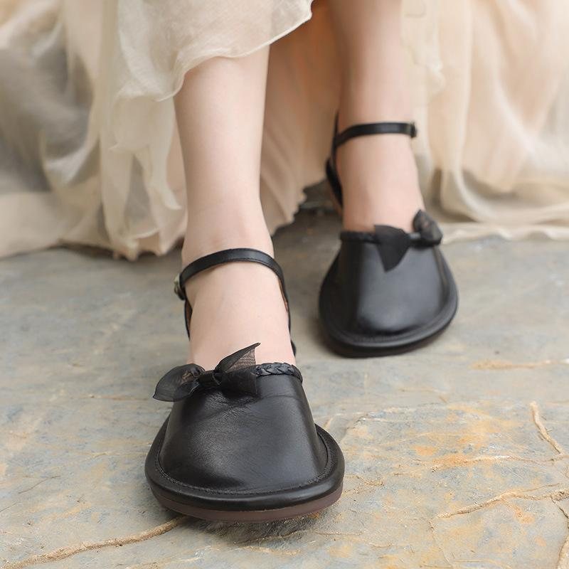Sommer Leather Flat Casual Sko