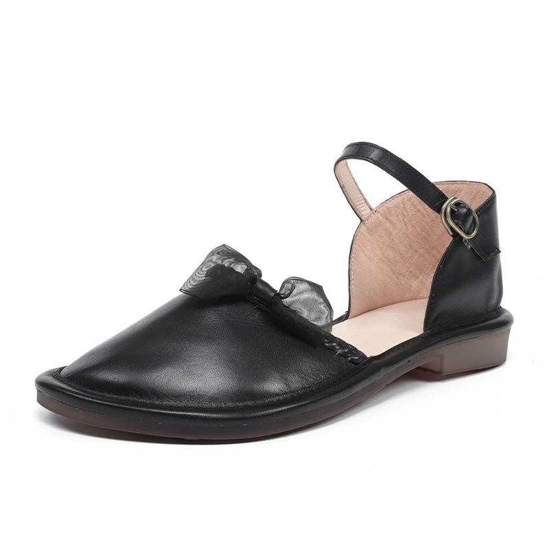 Sommer Leather Flat Casual Sko