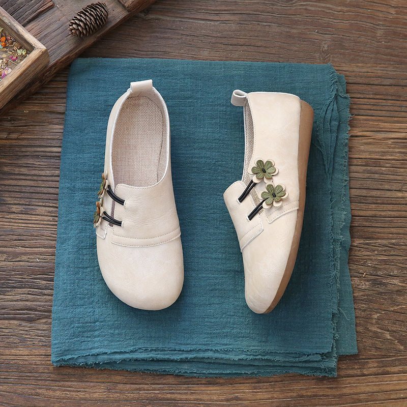 Vår Kvinner Vintage Fashion Floral Casual Sko
