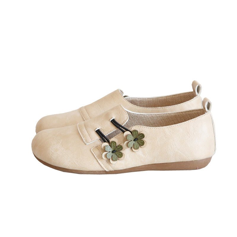 Vår Kvinner Vintage Fashion Floral Casual Sko