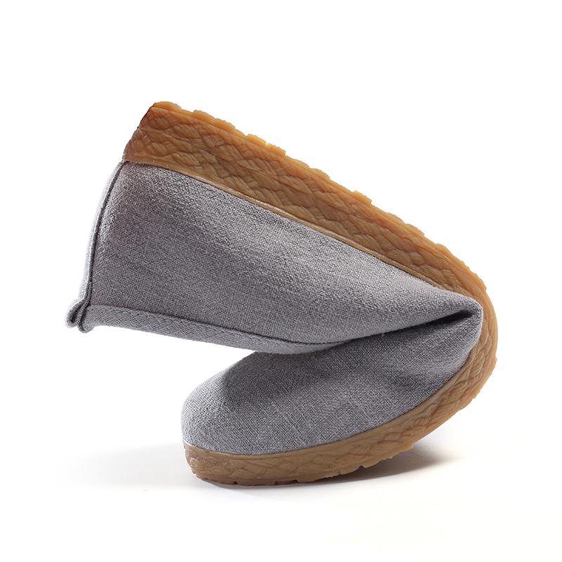Vintage Flat Cotton Line Canvas Casual Sko
